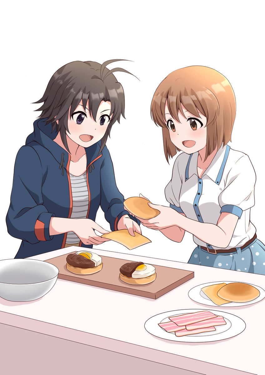 yukiho_kotori's tweet photo. はんげつバーガー🌓🍔
スケアリーさんの漫画ラフを参考にさせて頂きました https://t.co/w1YNXYhbfz