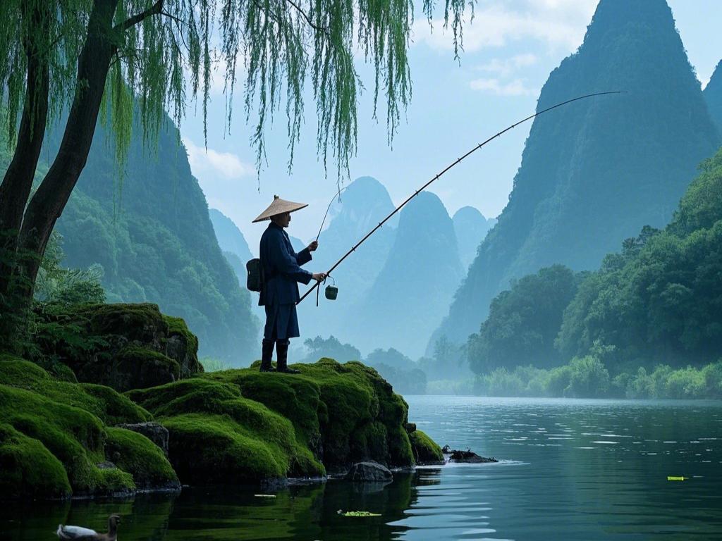 pray2587's tweet photo. [附词觅峙竿] those hidden, serene mountain pinnacles by the lake are perfect for a quiet escape! ， https://t.co/Ja7YbEtWgJ