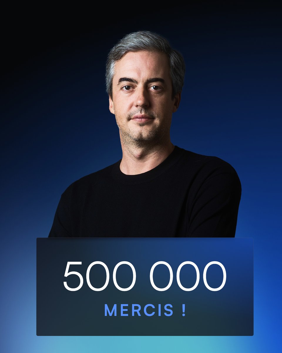NCheron_bourse's tweet photo. 🎉 500 000 Mercis.

Il y a 15 ans, je postais mes premiers tweets.
Nous étions une poignée de créateurs francophones.
La bourse était un sujet de niche. 

Mais ce matin, j'ai additionné les compteurs de tous mes réseaux :

500 000.

C'est fou !

500 000 personnes qui s'intéressent à la bourse... je ne pensais cela possible.

Pourtant, nous y voilà.

Et cela me donne de l'espoir... car : 

Oui, la France a beaucoup de défis devant elle,
Oui, certaines décisions politiques sont frustrantes,
Oui, le futur économique est de plus en plus incertain...

Mais de plus en plus de personnes en ont conscience, passent à l'action, et investissent pour préparer leur avenir.

Et cette vague, personne ne l'arrêtera.

Alors forcément, je pense à la suite : 
🎯 1 million d'investisseurs ? 

Un jour peut-être.

Mais une chose est sûre : 
Je n’y serais jamais arrivé sans vous. 

🙏 Merci à toutes celles et ceux qui me suivent au quotidien.

Qui likent, commentent, partagent, posent des questions, répondent, débattent.

C’est grâce à vous que cette aventure continue. 

Et qu’elle s’amplifie.

Merci à vous ! 

Nicolas.