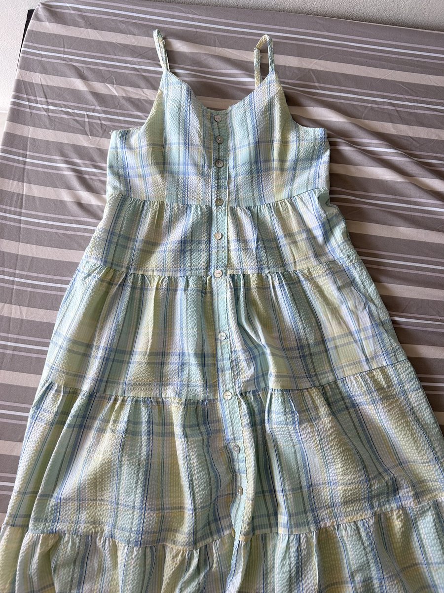 twendywendi's tweet photo. #chuuchop - BETTY COTTON dress 
เดรสยาวสายเดี่ยว 🩵💛
(one size) waist 32 length 43
 Price: 290 ฿ (from 370)
(ไม่เคยใส่)

#ส่งต่อเสื้อผ้า #ส่งต่อเสื้อผ้ามือสอง #โล๊ะตู้เสื้อผ้า  #ส่งต่อเสื้อผ้ามือ2 #ส่งต่อstylist #stylistshop #uniqlo #ส่งต่อuniqlo  #ส่งต่อchuuchop #chuuchop https://t.co/WPNBlpGyKz