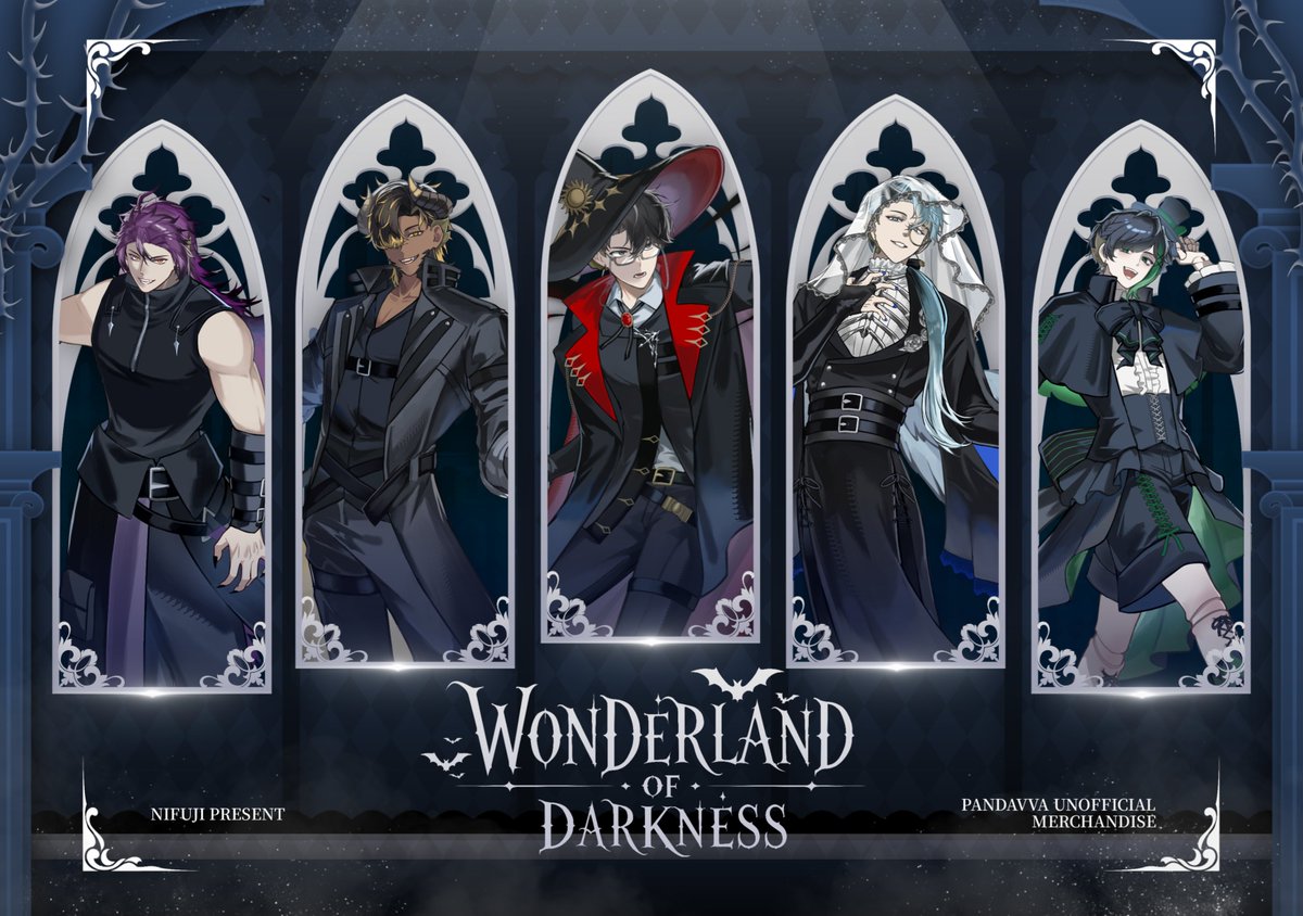 kmkt1919's tweet photo. Hello Pandavvarna! Nifuji presenting 

Pandavva new fanmerch series announcement - Wonderland of Darkness 

Catalogue coming soon, stay tuned!
#Mevvarnai https://t.co/7MFuyozMnQ
