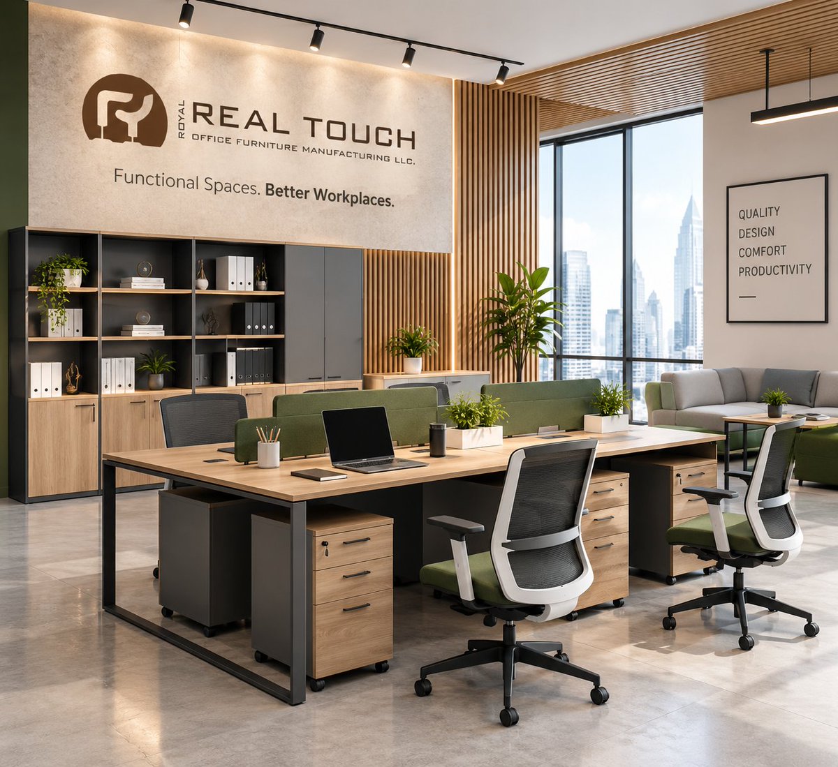 OfficeFurn94917's tweet photo. Modern office furniture for better workspaces. 🏢

Royal Real Touch provides workstations, executive desks, meeting tables, storage and customized office furniture for businesses in Dubai and across the UAE.

📞 +971 55 294 9878
🌐 https://t.co/rNSu36BG6R
#OfficeFurnitureDubai https://t.co/7Ctyxl78Hx