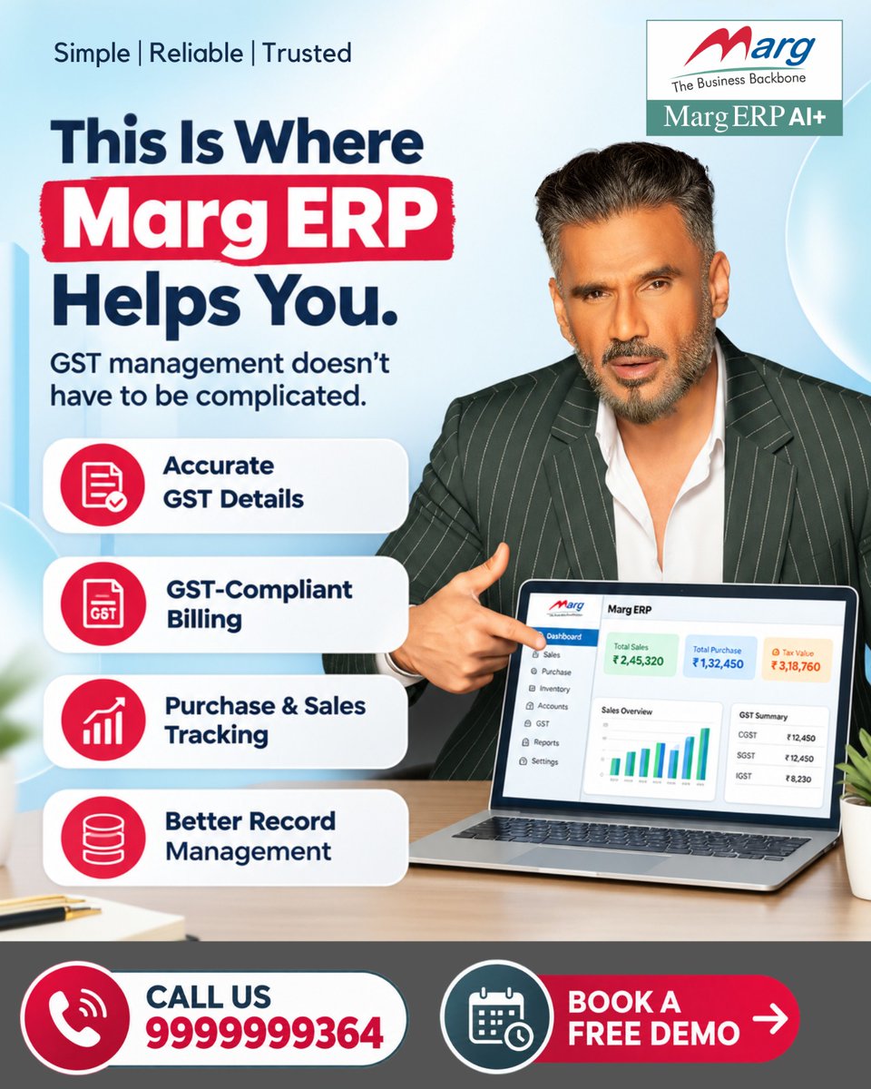 MargErpLtd's tweet photo. Swipe through 👉 5 common GST mistakes shop owners should watch out for.
✅ 𝐂𝐡𝐞𝐜𝐤 𝐲𝐨𝐮𝐫 𝐆𝐒𝐓 𝐫𝐚𝐭𝐞𝐬
✅ 𝐕𝐞𝐫𝐢𝐟𝐲 𝐆𝐒𝐓𝐈𝐍𝐬
✅ 𝐔𝐬𝐞 𝐭𝐡𝐞 𝐜𝐨𝐫𝐫𝐞𝐜𝐭 𝐇𝐒𝐍 𝐜𝐨𝐝𝐞𝐬

#GSTTips #GSTIndia #ShopOwners #BusinessTips #MargERP #margerpltd #margerpaiplus https://t.co/MyYr7CWL8H
