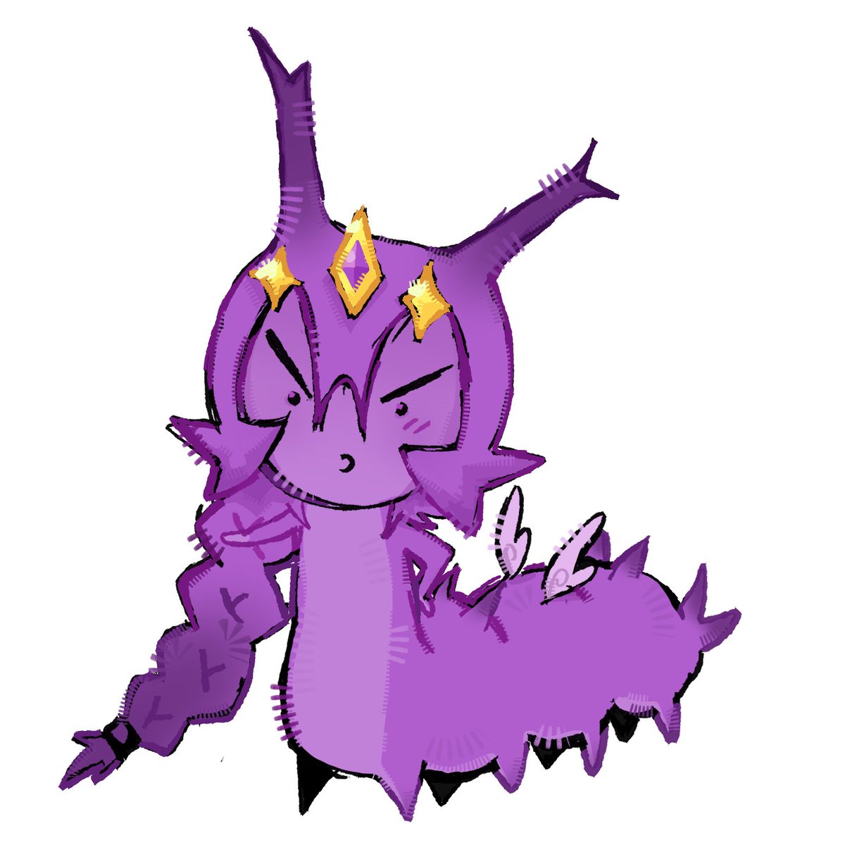 hartbeez's tweet photo. #wemmbufanart
Hi wemmbu Caterpillar creature https://t.co/uVkjGYiIKG
