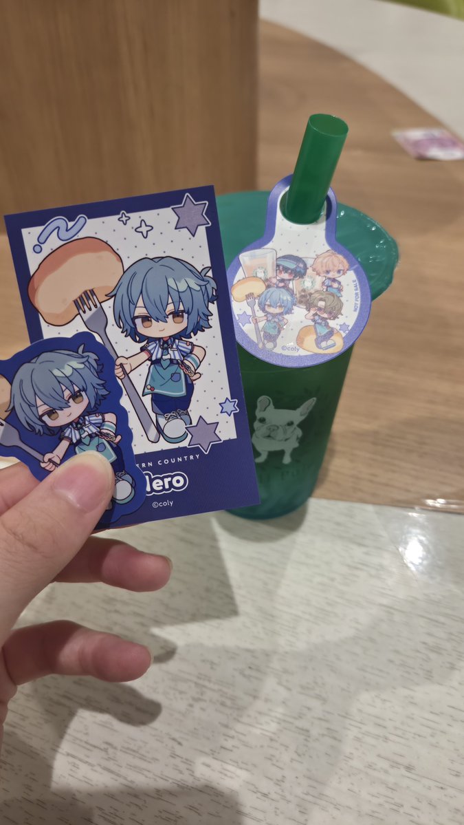 1qeoke's tweet photo. コラボ行ってきました！
カード自引きできた！あびね〜💦 https://t.co/8M31llX96Q