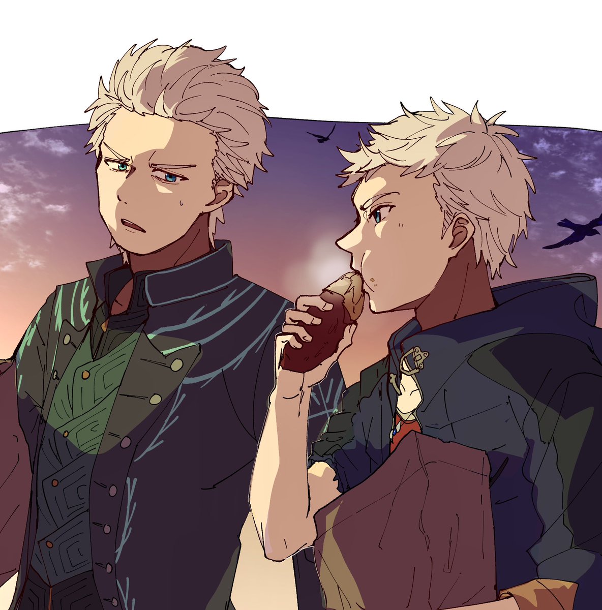 Sstsunoboshi's tweet photo. 「もう食べるのか……？」 #DMC https://t.co/KE3L47ACp3
