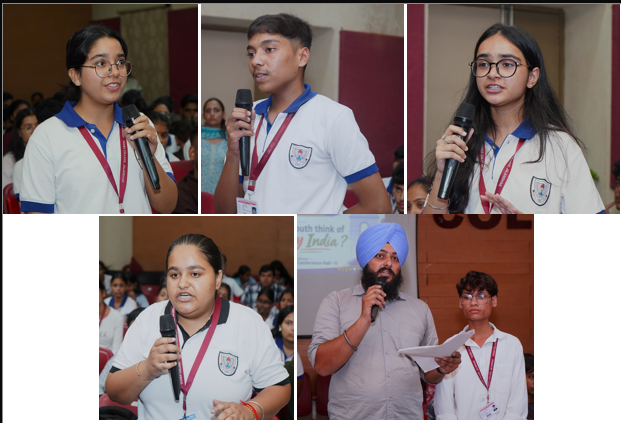 dcj_official's tweet photo. #DoabaCollegeJalandhar PG Dept of #Journalism &amp; #MassCommunication &amp; #StudentWelfareCommittee organized “What Does Youth Think of Present-Day India?” with veteran journalist Shri Chander Mohan Ji, President, Arya Shiksha Mandal. 📰 98 students debated education, media &amp; tech. https://t.co/MfB2AxCeKP