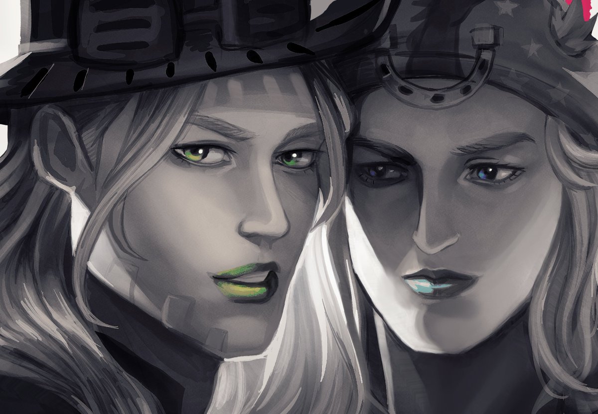 Chelinya_'s tweet photo. Me and twin 

#sbr #steelballrun #jojo #GyroZeppeli #JohnnyJoestar https://t.co/qOvL5hkMcf