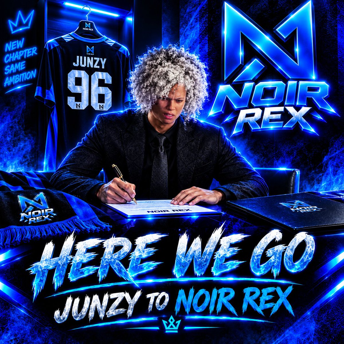 NoirRexEsp's tweet photo. @NoirRexEsp 
Confirmed signings for the upcoming VPG season 
OUNAHI 
JUNZY
YOURMANNT 
CAMERON 

@TheOfficialNOIR @OfficialVPG https://t.co/LA48nxuInN