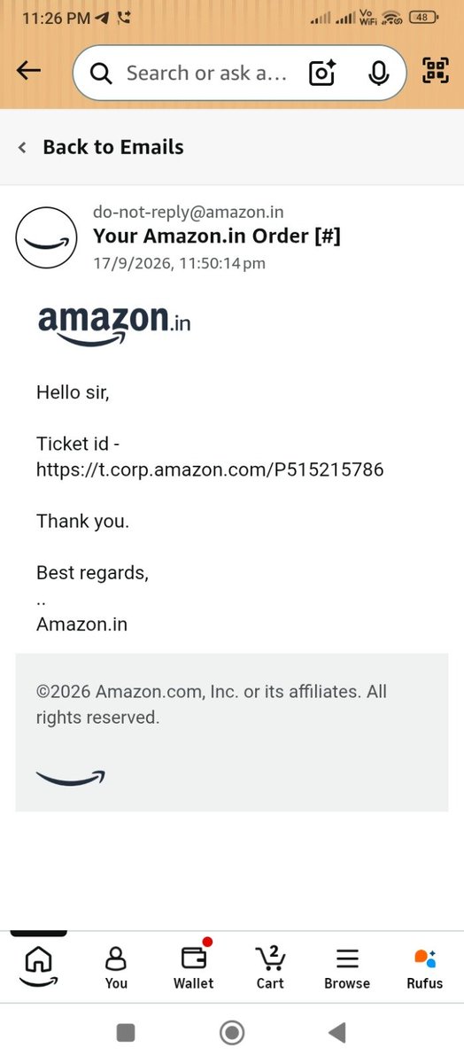 Altafakbar4's tweet photo. @AmazonHelp @amazonIN Facing a critical issue with my refund!

My return summary clearly stated the refund should go to my SBI account ending in **596**, but your system credited ₹1,686 to an unknown SBI account ending in **848**—which does NOT belong to me! https://t.co/g8GZyYHpVW