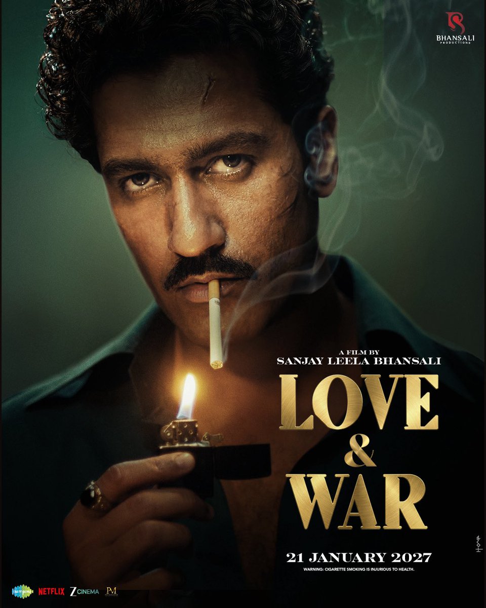 bhansali_produc's tweet photo. Nazre milengi, lekin hatengi nahin! 🧿

Sanjay Leela Bhansali's Love &amp; War on 21st January 2027 ❤️

See you at the movies! 🎬

#LoveAndWar

@saregamaglobal #RanbirKapoor @vickykaushal09 @aliaa08 #PrernaSingh https://t.co/6v6NdTxFV1