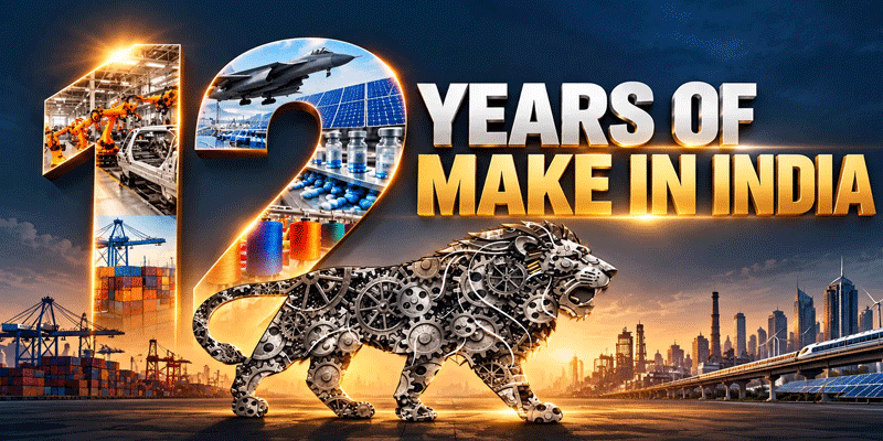 spo_india's tweet photo. Make in India at 12: From Vision to Manufacturing Scale
#MakeInIndia #Manufacturing #India #AtmanirbharBharat #Economy #IndustrialGrowth #PLI #Investment #JobCreation #ViksitBharat

https://t.co/ranf9Boct0 https://t.co/PiLL8RXFEy
