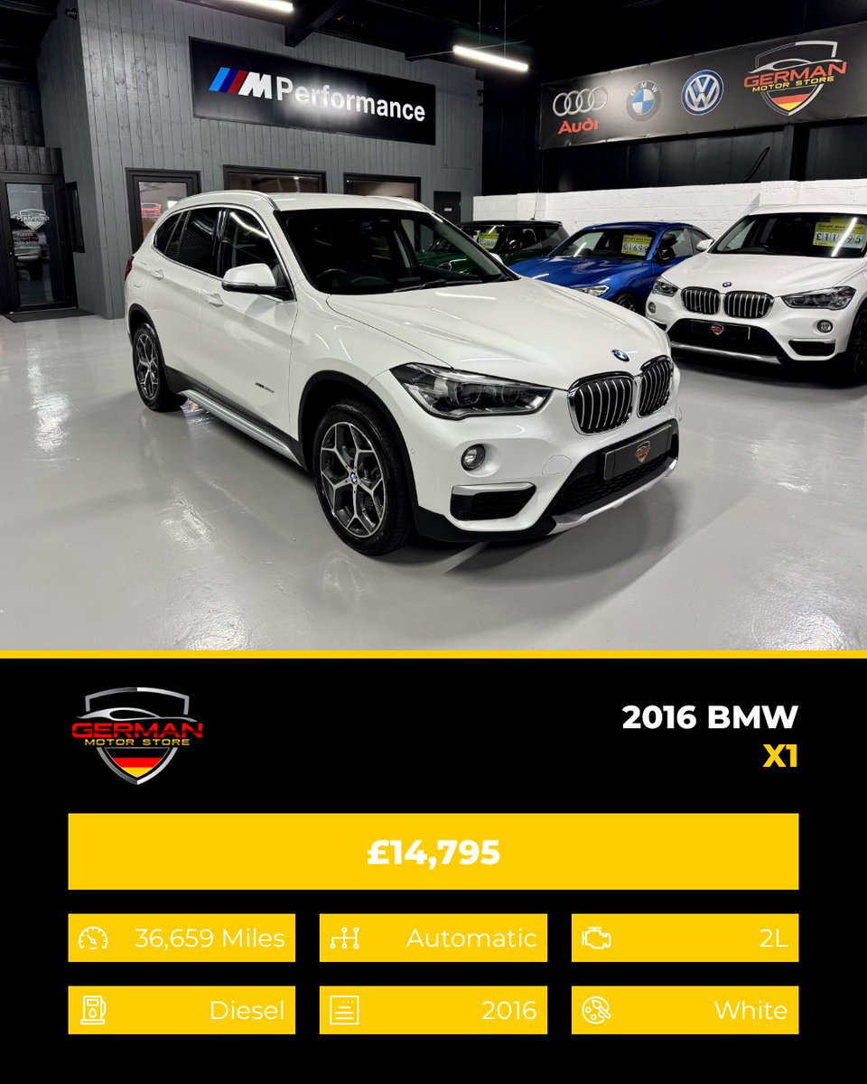 esamahamed's tweet photo. 2016 BMW X1 xDrive20d xLine - £14, 795 
2L Diesel, Automatic, 36, 659 miles. Finance, warranty, part exchange and nationwide delivery available. We buy cars too. Call 01246 398800. https://t.co/IG2xJflRwz
