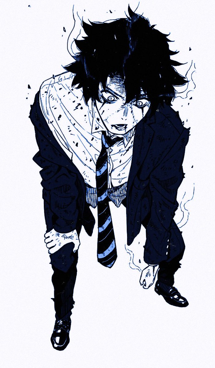 SouyaGomi's tweet photo. @CutToFrame24 

he’s exuding a strong energy. wanting to test the capabilities of his newfound powers, the sound of panting and grunting could be heard from the seemingly empty forest he was in. 

his muscles tensed, his body sore. . .

but was he truly alone? https://t.co/X69LWqYriG