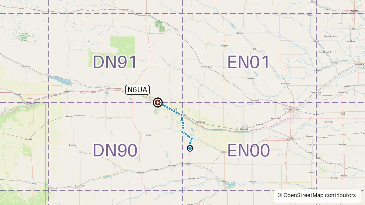 SatRoverWatch's tweet photo. N6UA is collecting grids again — DN90 is behind us and DN91 is now on the map.
The rover rolls on toward the next grid. 🚙🛰️

@dtabor Happy roving! 🛰️
Position via https://t.co/T7njmBOJN1: https://t.co/6UY3uNbXBg https://t.co/7mAe0E5SAI