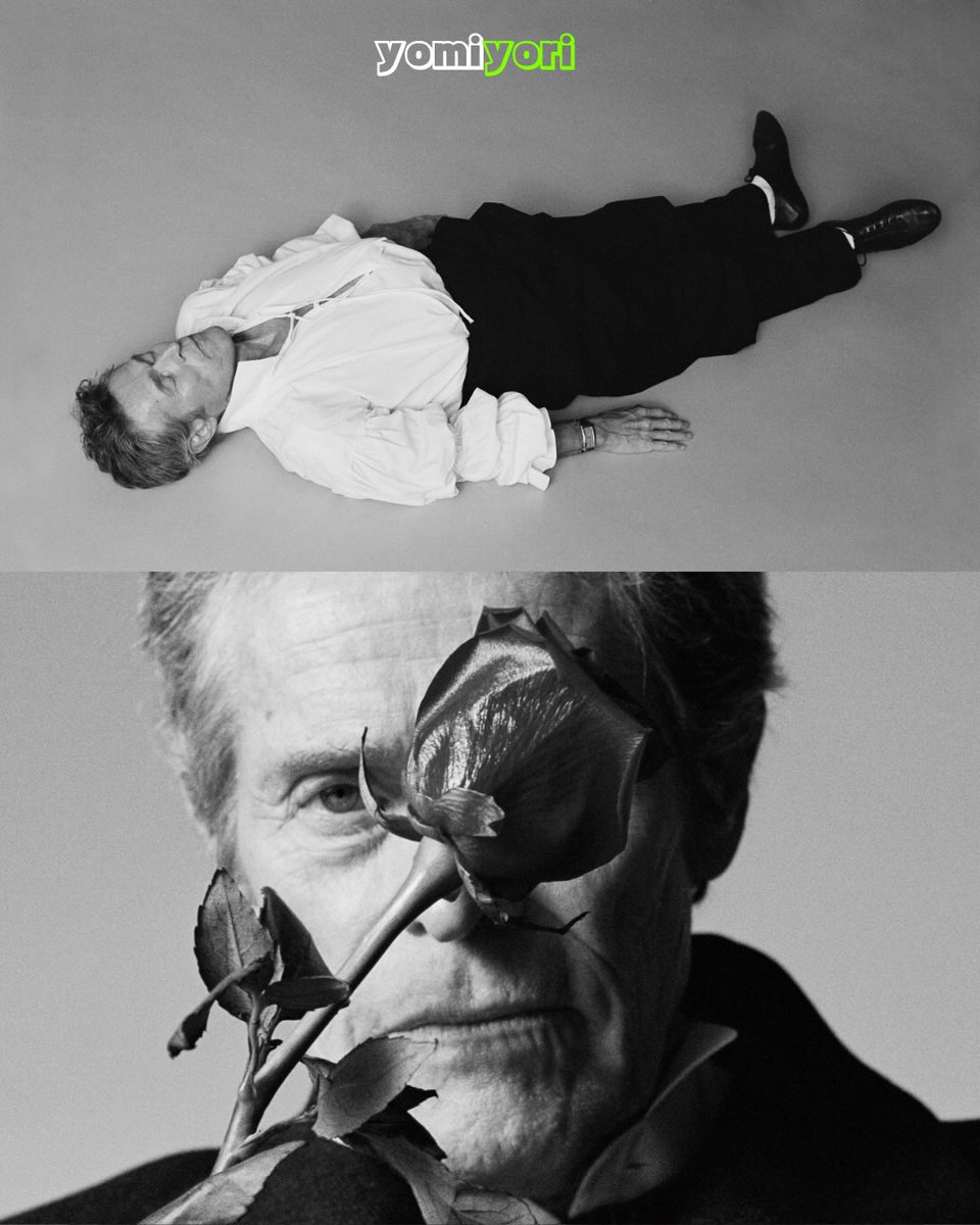AngeloCedi9apy's tweet photo. Acclaimed actor Willem Dafoe’s latest photoshoot in Rome for a magazine is making waves online as a “divine photoshoot, ” blending art and chaos to perfection. Dafoe describes photography as a true collaboration with the photographer, where https://t.co/1v4V0cfg9y