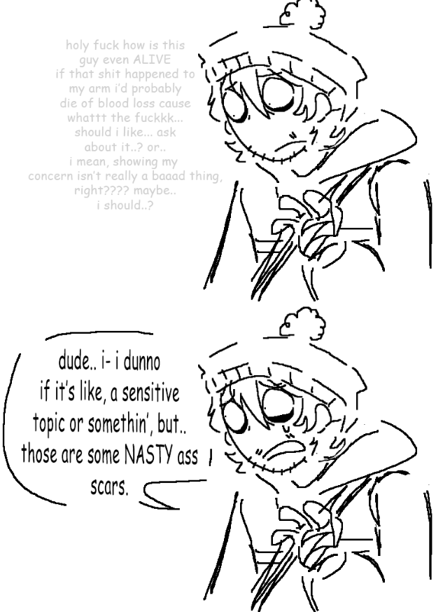 chuddychudling's tweet photo. #brythan a beginning to a comic that i dont feel like finishing tonight but. i will get to it. ok. (with alt text) https://t.co/l8wj3wRL6u