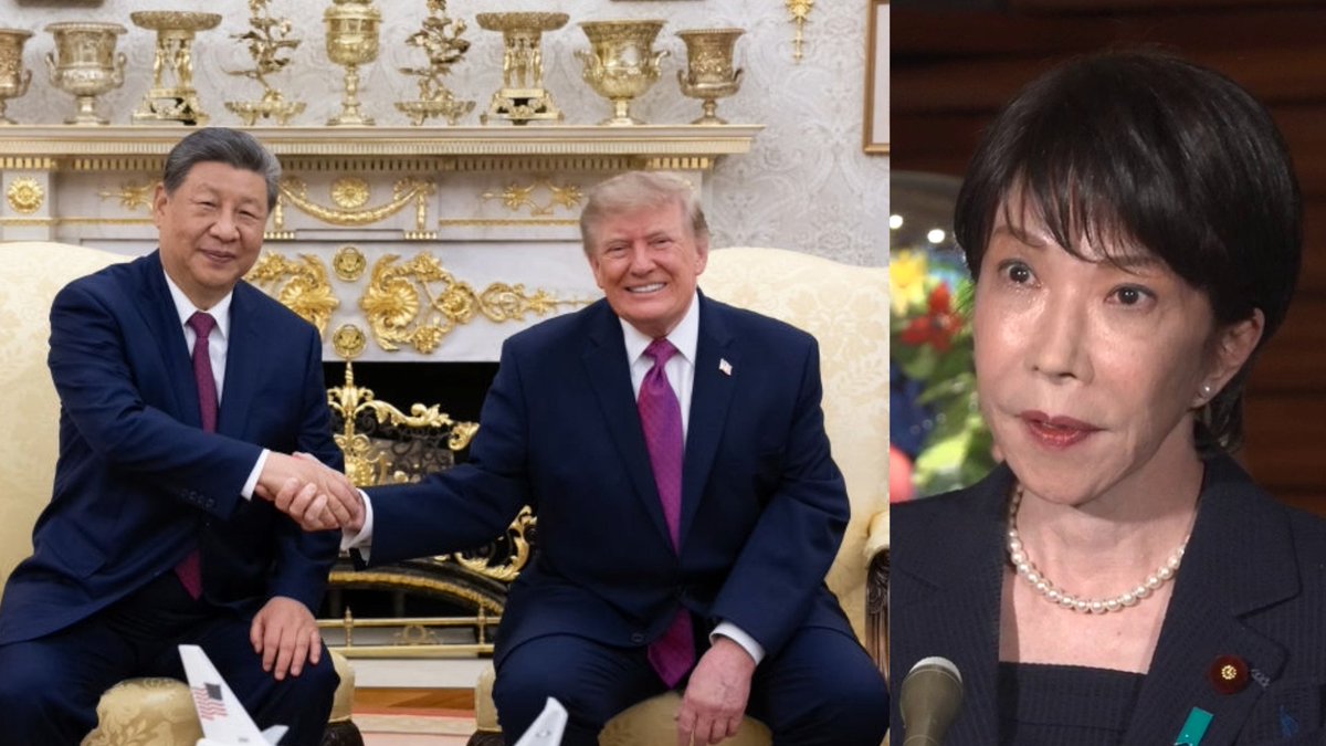 mrjeffu's tweet photo. "It was not a pleasant remark to hear."
Kyodo News reports that there was "some bewilderment" within the Japanese government over Trump describing the United States and Communist China as “allies” during World War II. 
A few days earlier, Takaichi Sanae argued that the UN Charter should be changed to remove Japan from its enemy state clauses. She sees the mention of Japan as something from the WW2 era that is no longer necessary.
However, the Trump-Xi summit featured speeches from both Xi and Trump that highlighting the fact that China and the US fought together as allies in WW2 (against Japan). The United States' official ally was the Republic of China, the government now based in Taiwan, not the communist forces who established the postwar People's Republic of China. When Japanese conservatives heard Trump telling Xi that "China" had been America's ally, they interpreted it as referring to the communists.
However, communist Chinese forces fought against Japan in the war.  One of Trump's speeches at the summit brought up the term "gung-ho" as an example of US-China cooperation. It was a term adopted by a US Marine officer after he'd observed the communist 8th Route Army's resistance against Japan in the late 1930s.
Prime Minister Takaichi is reportedly trying to arrange a phone call with Trump as soon as possible so they can talk about the US-China summit.