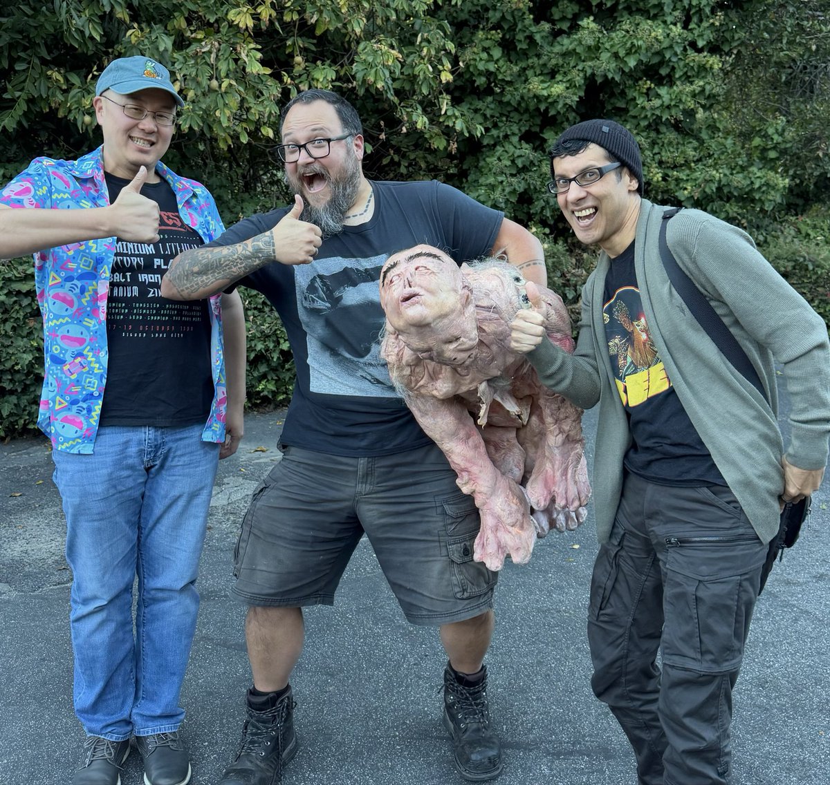 edmundmcmillen's tweet photo. Look at this thing that came through our doggy door!! https://t.co/An5yvK2Eko