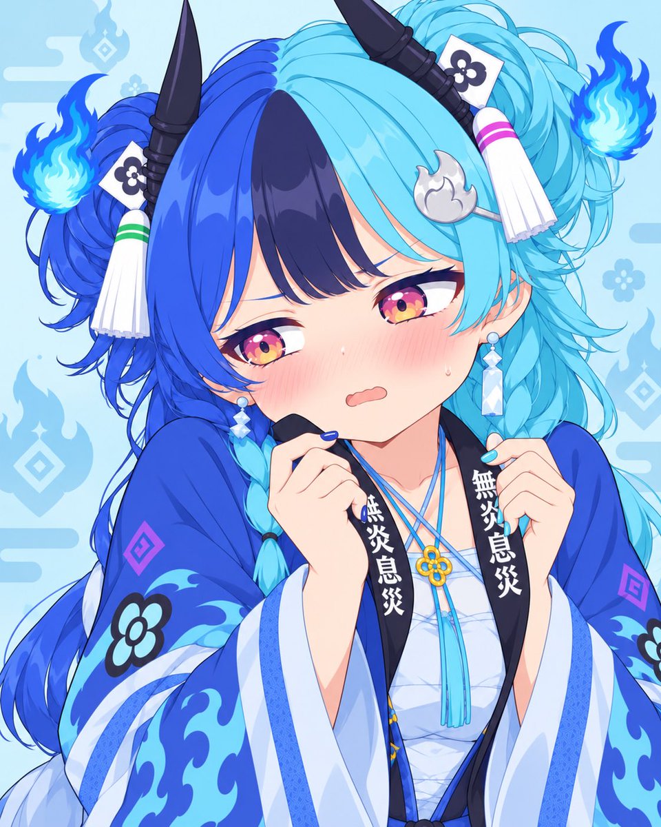 Homurakamera911's tweet photo. あまり褒められると
恥ずかしいのじゃ〜

そう！！熱千めらを褒め倒して！！
恥ずかしくさせよう！！
恥ずかしくさせ隊！！🧯

#熱千めら
#めら組絵図 https://t.co/6bWH1PCvfG
