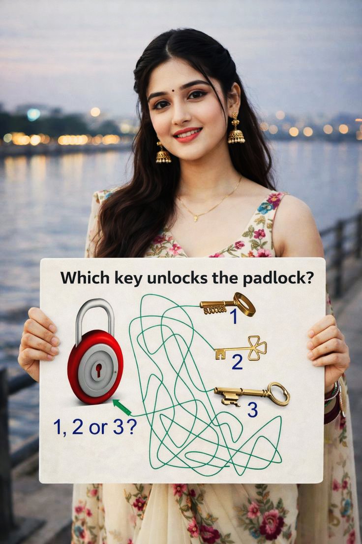 Johnba0b's tweet photo. Which key unlocks the padlock ? https://t.co/MZ8wPcu3wQ