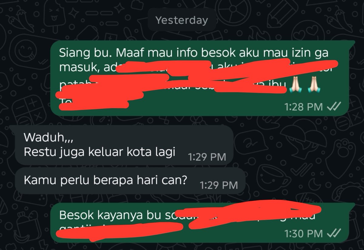 itsmee_Rai's tweet photo. Izin kerja demi pespor
Kerja tiap hari kalo pespor kapan lagi https://t.co/mVi4I9O6Kr