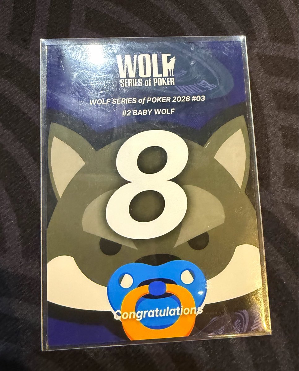 ___DYKYAN's tweet photo. BABY WOLF DAY 2 FINAL
8/136 finish 

親子でトロフィー揃える夢まだ継続中👶 https://t.co/6OOsOBANUn