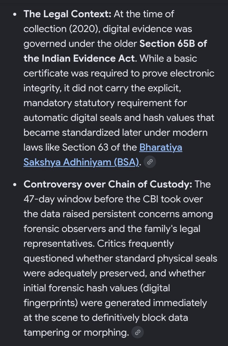 BhaaratDhruga's tweet photo. 3/4

UNPRESERVED NETWORK TELEMETRY:

​1️⃣ Router Memory: A home Wi-Fi router acts as a sign-in log recording every active device, IP address, and connection time.

2️⃣ The Gap: Router logs were omitted during initial scene processing, leaving network activity between June 8–14 unverified by Day-1 data.

The Initial evidence inventory list had it all missing. WHY?

READ BELOW 👇