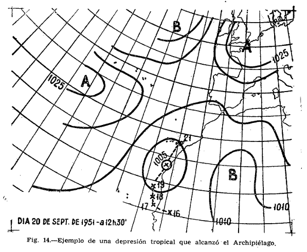 waveologist's tweet photo. Aunque son inusuales, los sistemas tropicales que desarrollan trayectorias hacia el norte desde aguas de Cabo Verde están documentados desde los años 50 del pasado siglo. El caso más reciente fue la tormenta tropical Hermine (septiembre 2022). https://t.co/bWDwm9i4c9