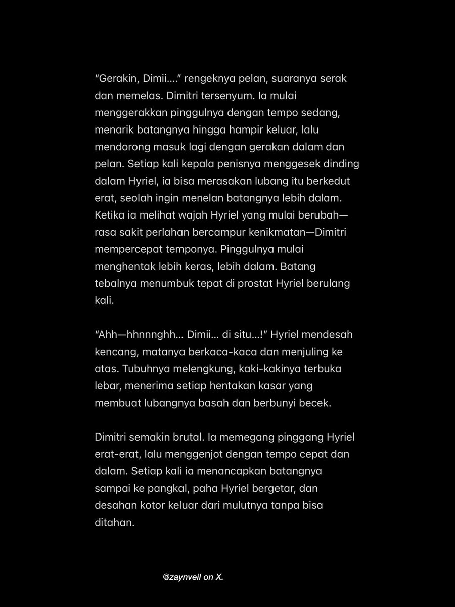 zaynveil's tweet photo. Dimitri—Hyriel. Minor Do Not Read. 🔞 https://t.co/jEnfsxbNsa