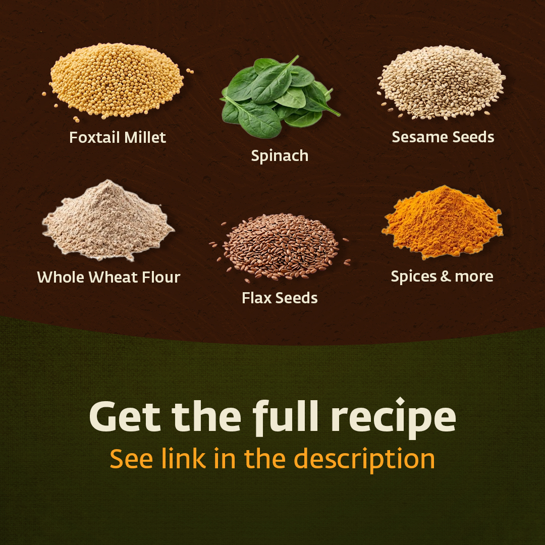 ishafoundation's tweet photo. Four flours, one flatbread. Foxtail millet ground fresh, brought together with spinach, sesame, flax, and a quiet heat from ginger and chili.

Mix, rest, then roll carefully—the edges will crack a little. Smooth them as you go.
Cook it on a warm tava until it browns and crisps in spots.  That’s when it’s ready.
Serve with yogurt or a spicy pickle. Nothing more needed.

Get the full recipe in the August edition of Isha Forest Flower – OUT NOW:
https://t.co/IqObmX3Xkh