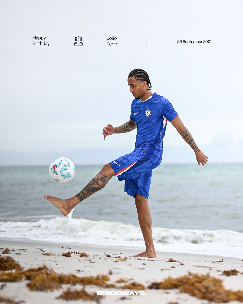 Bridgways's tweet photo. Happy Birthday to the best striker in the world, João Pedro. 🎂🎉 https://t.co/3oYbBdNWHE