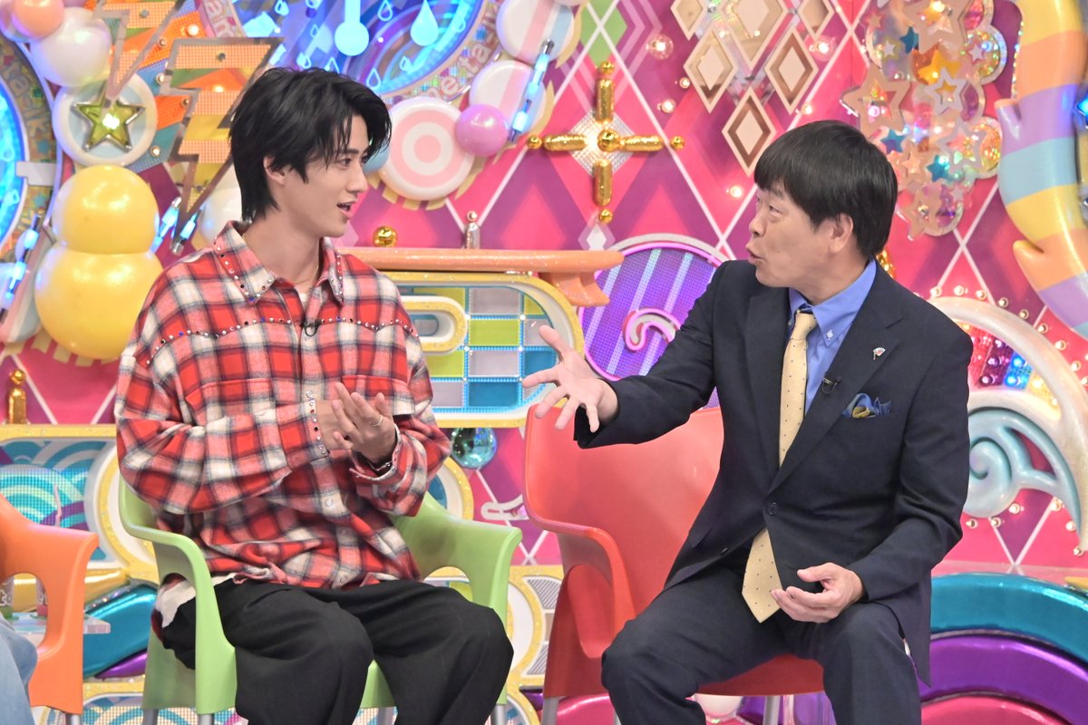 TVGweb's tweet photo. 「アメトーーク！」踊りたくない芸人
第1夜が今夜放送⏰

M!LK・曽野舜太が”笑いすぎて滅”
「好きすぎて滅！」を芸人たちに伝授🕺🏻

小宮浩信、三島達矢、酒井貴士ら
おなじみの面々をはじめ
秋定遼太郎、赤木裕ら大型ルーキーも🪩

https://t.co/mWtVafzCwW

#アメトーーク https://t.co/g4RlsXpd7U