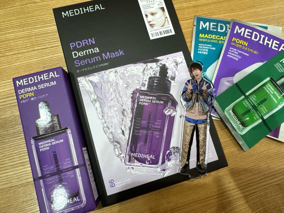 chami_abecha's tweet photo. 楽天のセールでゲットしました💡
使うの楽しみ！
フッカさん肌になりたい🤭💜
#MEDIHEAL
#深澤辰哉 https://t.co/aXscvUGEnv
