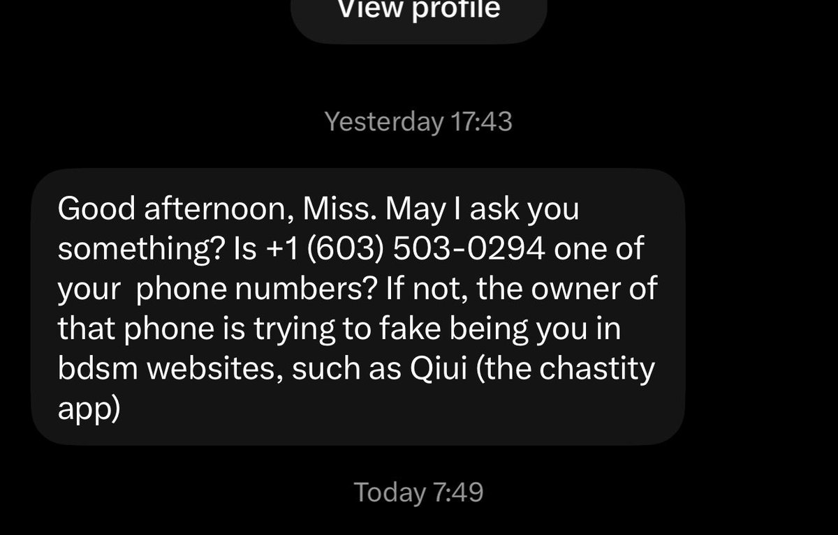 MissBetsy__'s tweet photo. This is not me and I am not on that site. My only links are the ones listed in the link in my bio. https://t.co/CZ7GjNf5AG