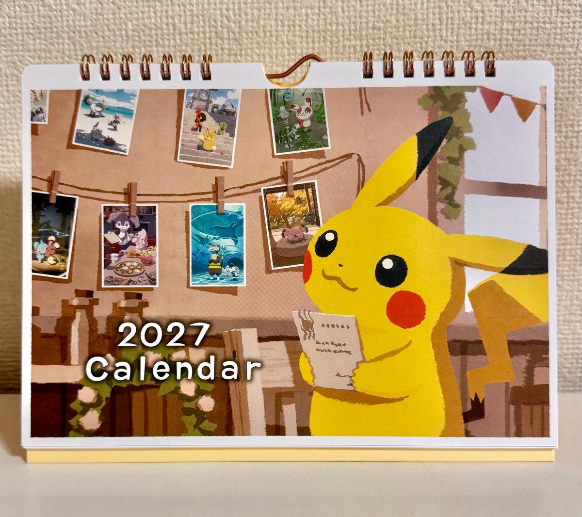 pikachu_pcn's tweet photo. 【ネタバレ】

カレンダー各月のポケモンイラストです

ポストカードになるカレンダー 2027
Seasonal Situations https://t.co/S0l7wyWL8E