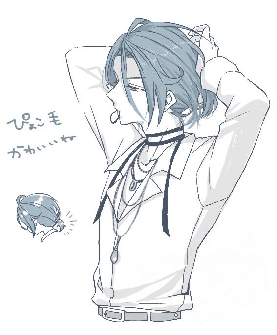 hmkh_mj's tweet photo. ひめるのぴょこ毛 https://t.co/n58pPe18T8
