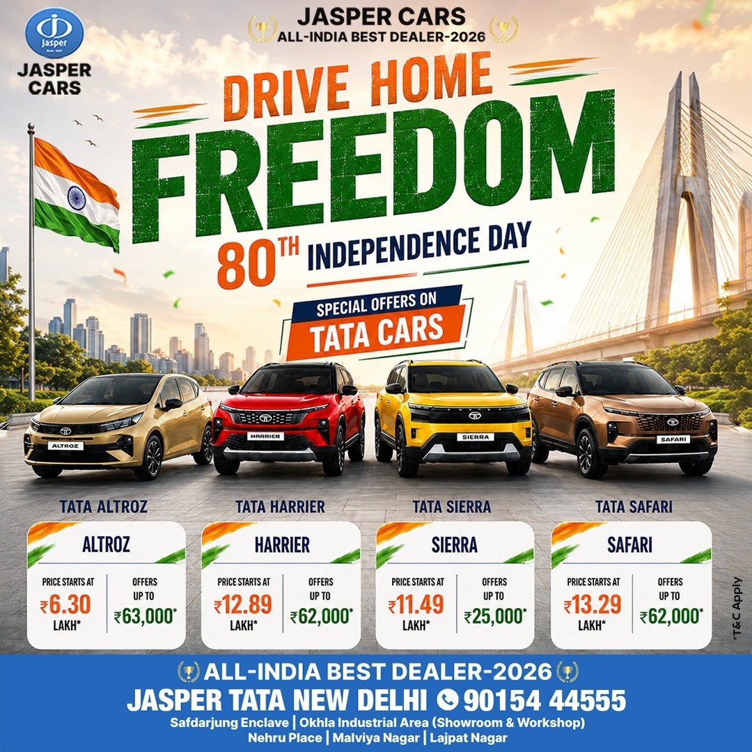 cimbommm_22's tweet photo. Celebrate the 80th Independence Day with exciting offers on Tata Cars at Jasper Cars! https://t.co/IHMb5GqV9K
