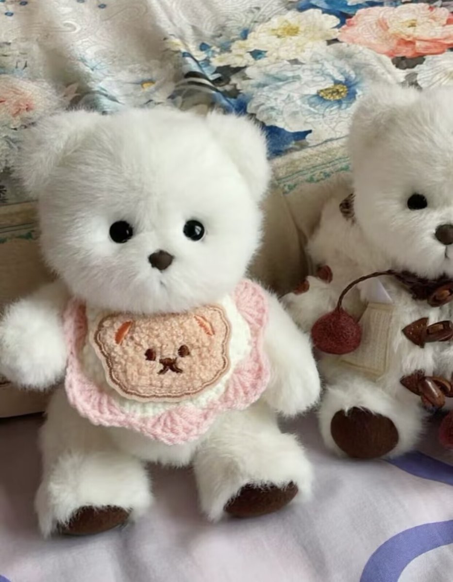 Beckhcseard's tweet photo. 昨日お出かけして買ったクマちゃん🐻🤍
ふわふわでエプロンの刺繍がとっても可愛いの🥰
#日常垢
#ぬいぐるみ 
#くまぬい 
#かわいい雑貨 https://t.co/9aVpxTb7gI