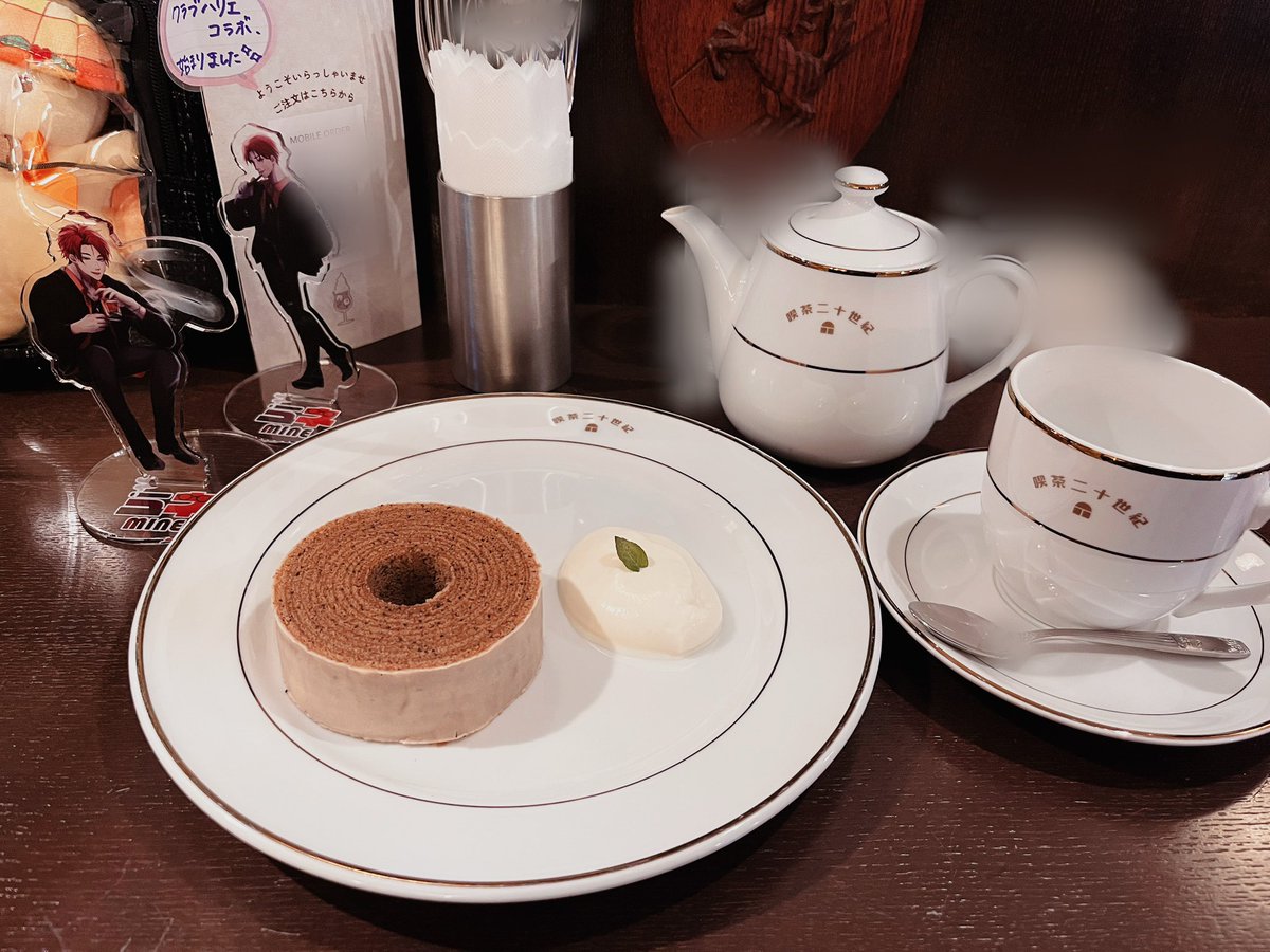 m______240930's tweet photo. 喫茶に行ってバウムクーヘン食べてきた🍴🫖 https://t.co/MO7jGi1Hhp