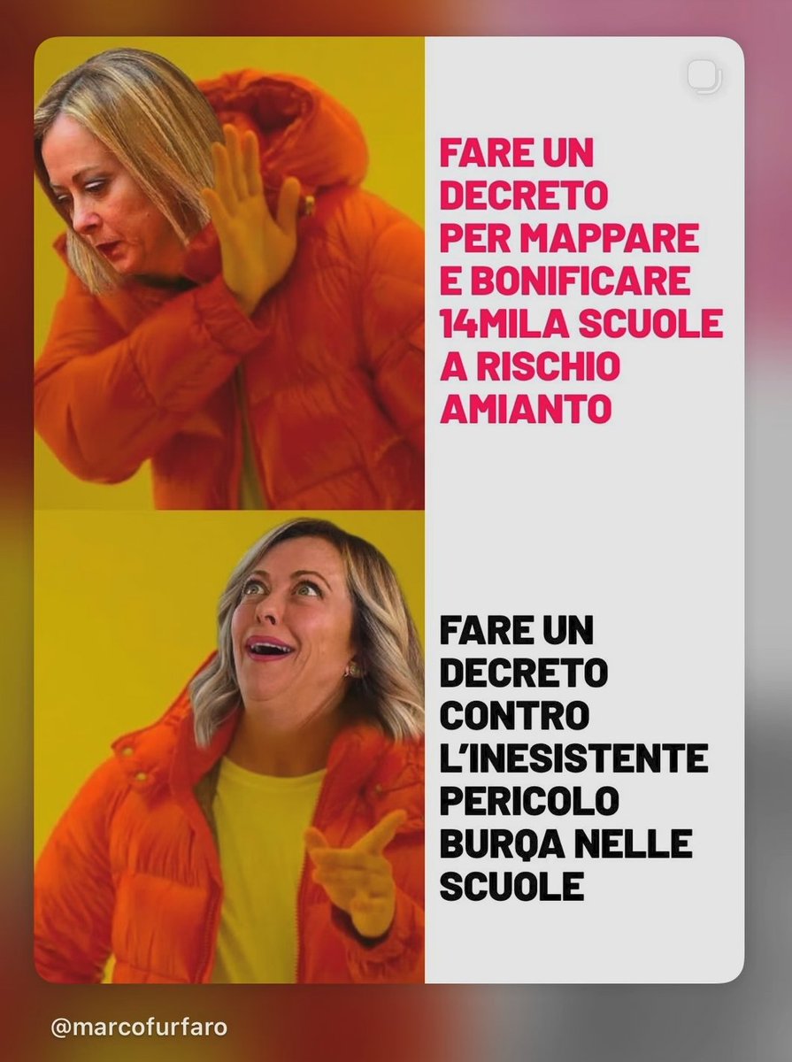 MerisMonari's tweet photo. @FratellidItalia @GiorgiaMeloni Quindi assumerete tanti insegnanti, costruirete tante scuole perché il diritto/dovere allo studio va rispettato.
Ma la dignità inizia non raccontando bugie
Più della metà degli italiani non si fida di Meloni 
ANDATE A CASA INCAPACI https://t.co/ENRoS4OgMI