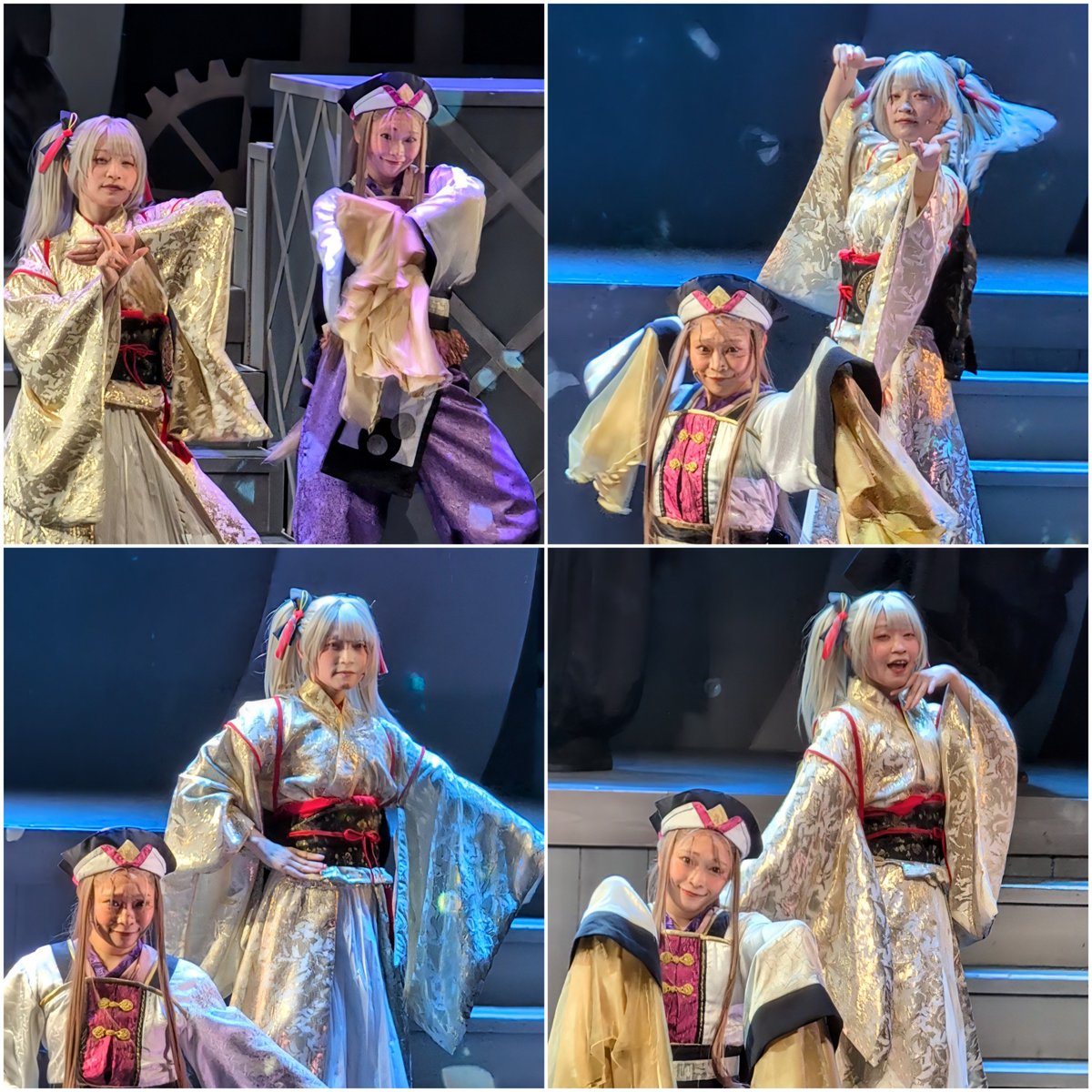ZERO_nm7's tweet photo. アニサマ2018でスタァライト九九組としてゲキテイをカバーしてから8年、もよはるが本家舞台版メインキャストとしてゲキテイ新章を歌唱している現実が本当にうれしくて…
#舞台新サクラ大戦
#岩田陽葵 #小山百代 https://t.co/g1W9D8UmGI