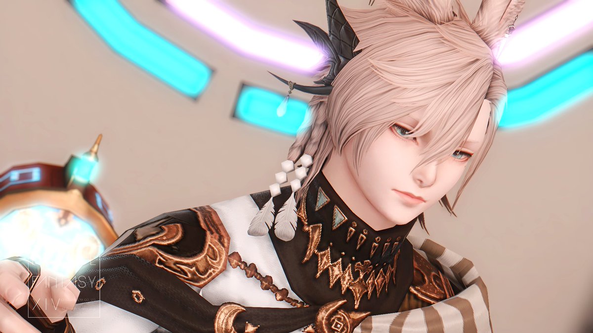 lv_ff14's tweet photo. ひとんちでアンニュイになってるうさぎ https://t.co/hWO6xykPi5