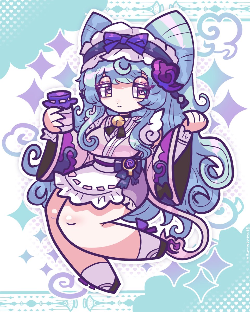 murasakigezi's tweet photo. 昔描いた夢見月瑞樹見て👀
原神の最推し https://t.co/pQzofNxZsy