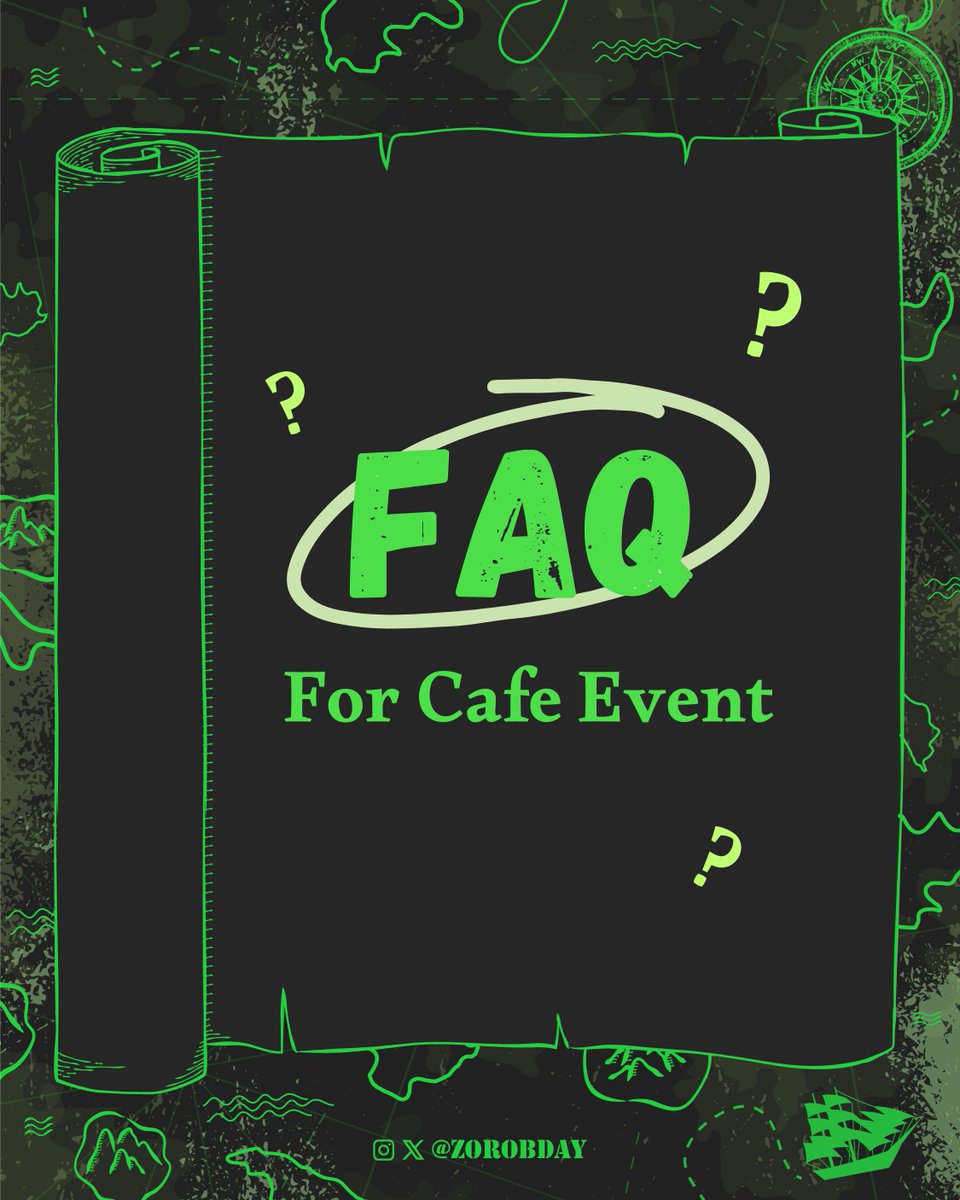 ZOROBDAY's tweet photo. 📢 FAQ Cafe Event 📢

Sambil menunggu RSVP dibuka, kalian bisa baca-baca detail info mengenai cafe event dan RSVP disini. Jika ada pertanyaan lain, kalian bisa QRT pada postingan ini untuk bertanya langsung ya.

#ZORODAY_OPGATH #RideWithZoro https://t.co/vFrzinCxkq