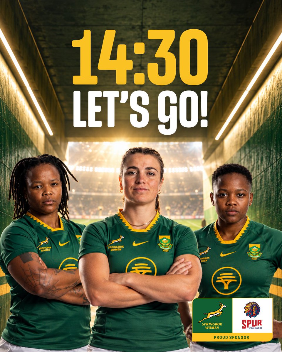SpurRestaurant's tweet photo. Saturday plans: backing the Women Boks. 🇿🇦🏉💚

Let’s fill the comments with 💚💛 for the team!

#ITAvSA #BackHer #SpurXSpringboks #BringingPeopleTogether https://t.co/64JV4D5ukd