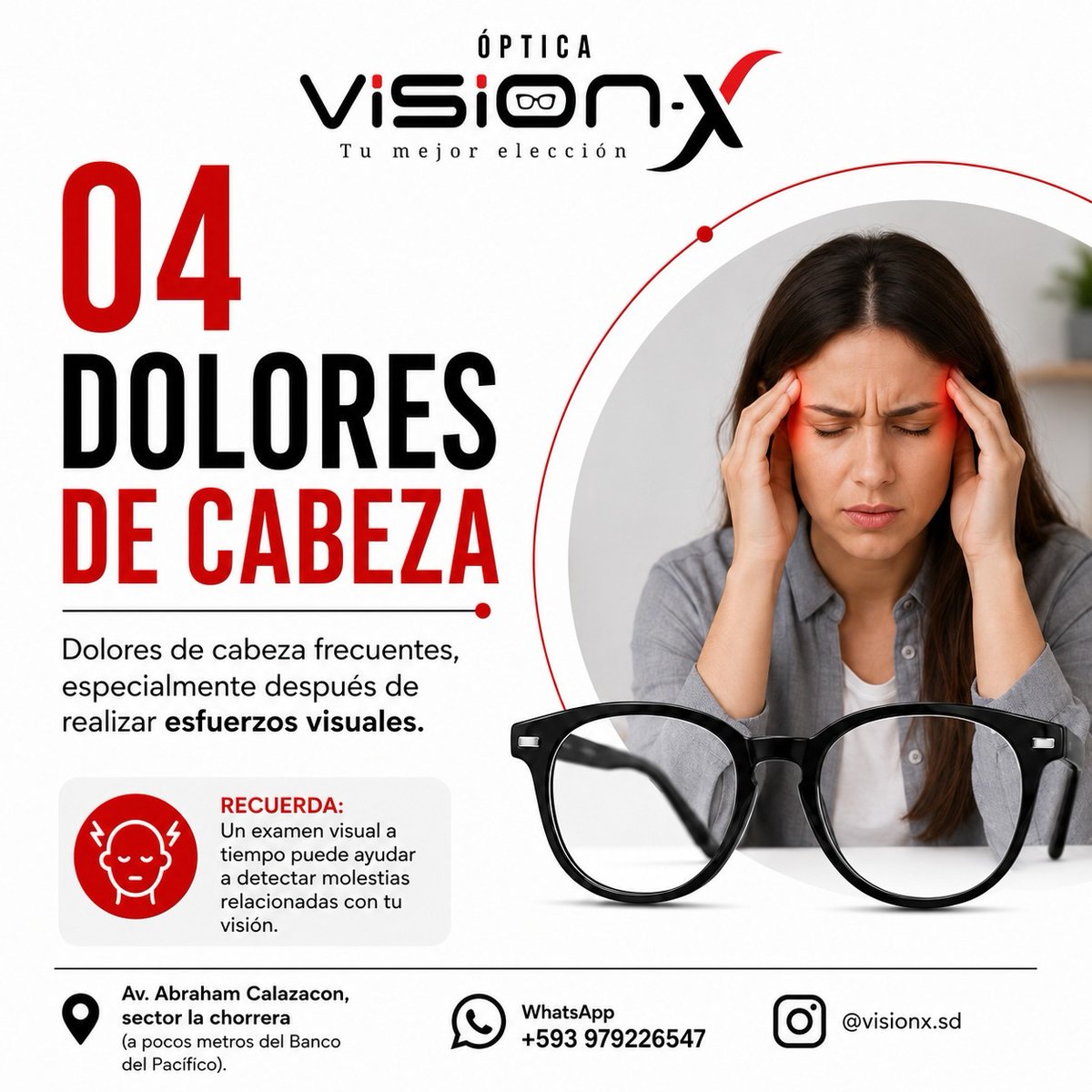 s2samucas2's tweet photo. Tu visión merece cuidado. Si tienes visión borrosa, dificultad nocturna, fatiga visual, dolores de cabeza o visión doble, realiza un examen visual completo. La detección temprana ayuda a prevenir problemas futuros. Agenda tu cita. https://t.co/b2YxWR04Eu