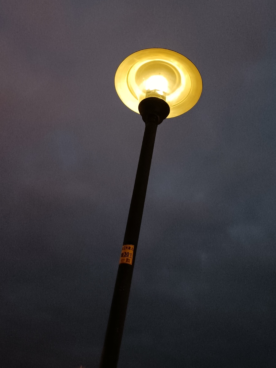 m_____rzpp's tweet photo. I leaned against the old lamppost, the sleek aluminum lamp cap catching the light quietly. https://t.co/4T4Zxecp51
