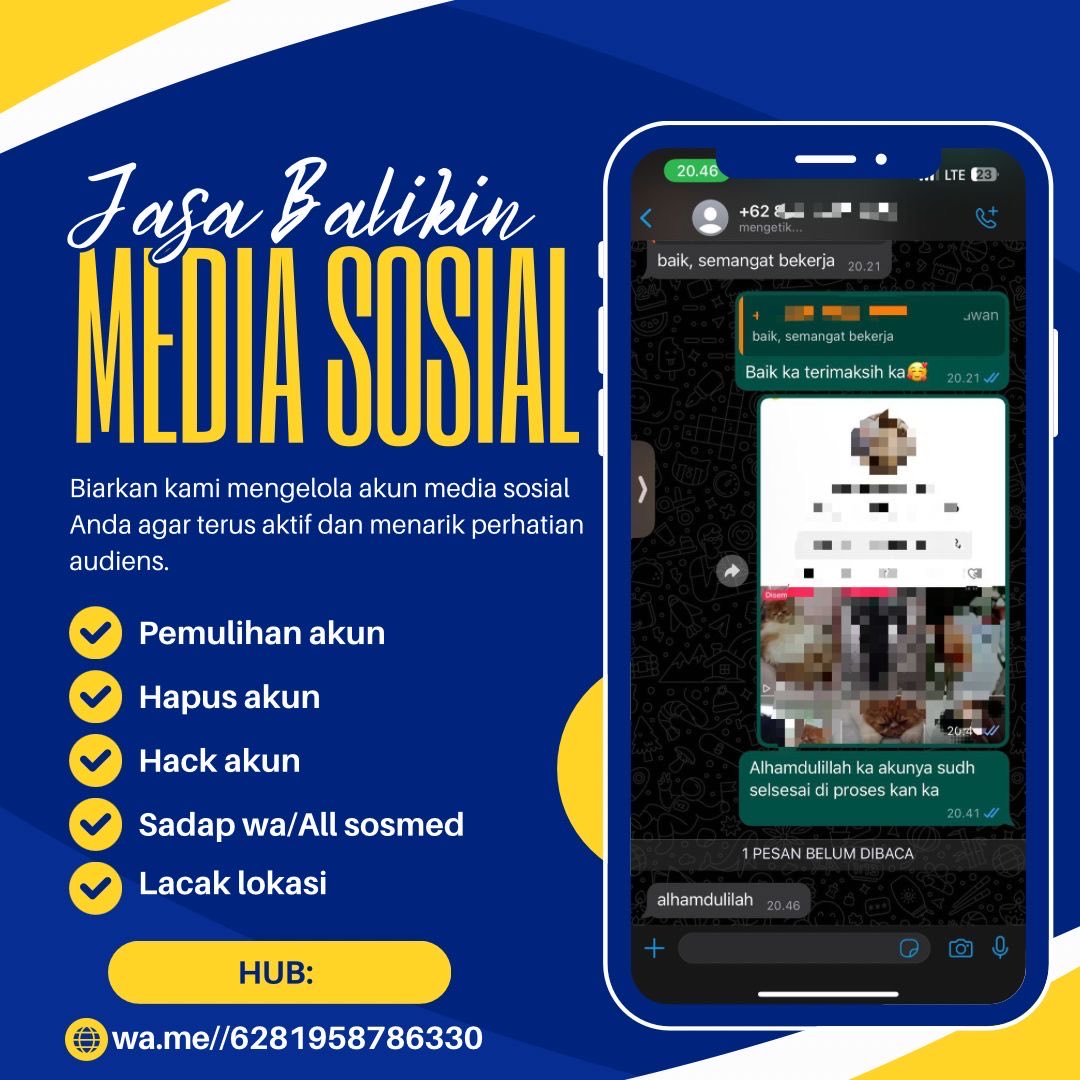 kfracty's tweet photo. Open jasa balikin &amp; pulihkan akun.
✅pemulihan akun
- instagram, tiktok, whatsapp, line, facebook, X, gmail, telegram dll
✅ hapus akun
- facebook, tiktok, instagram, line, whatsapp, twitt /X , dan lainnya
Sadap Wa, hack akun, lacak lokasi

#zonauangㅤ 
https://t.co/7i0Ls9gMeD https://t.co/ntSy2RNNa4