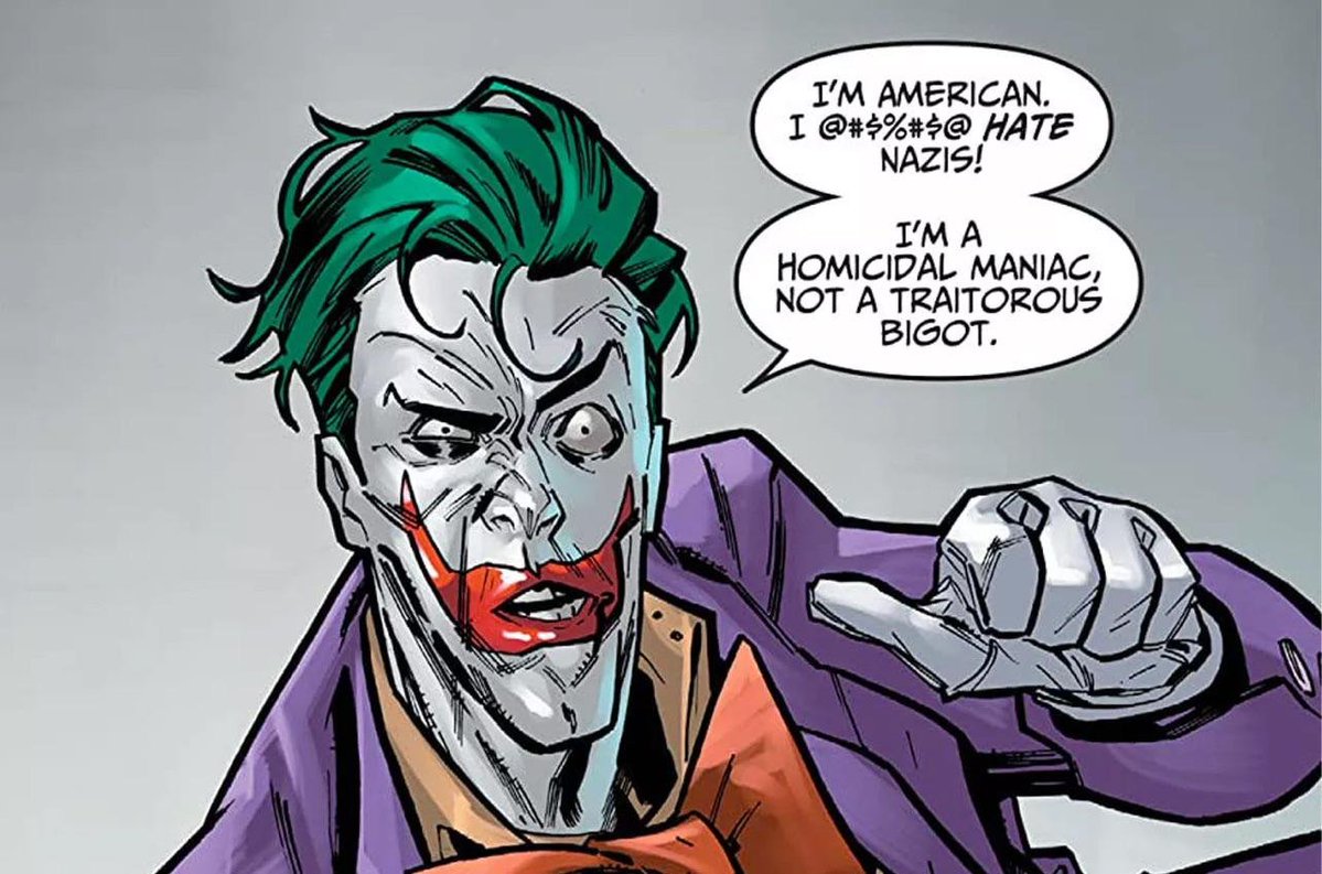 ShitpostRock's tweet photo. Is it possible to pinpoint the exact moment Joker went from "the best Batman villain" to...whatever this is? https://t.co/ZPSMZWR1lu